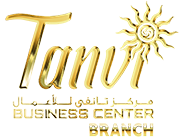 Tanvi Business Center Branch Dubai gold logo